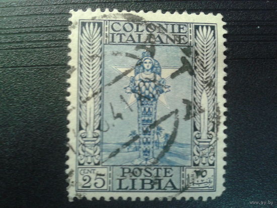 Ливия, колония Италии, 1924. Диана Эфесская, 25с, L-14