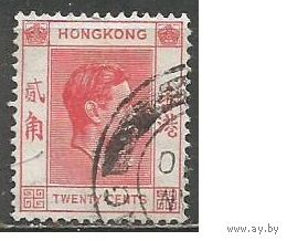 Гонконг. Король Георг VI. 1938г. Mi#144 III.