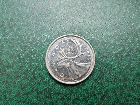 25 центов Канада.