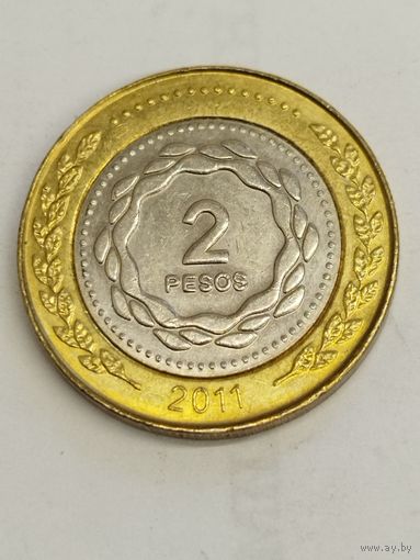 Аргентина 2 песо 2011