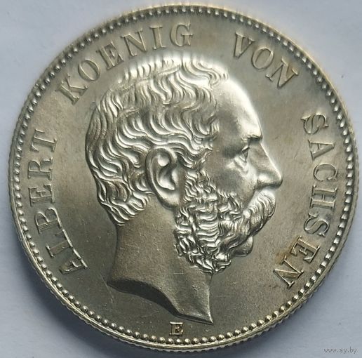 2 марки 1902 Саксония. Курсовая монета.  Возможен небольшой торг.