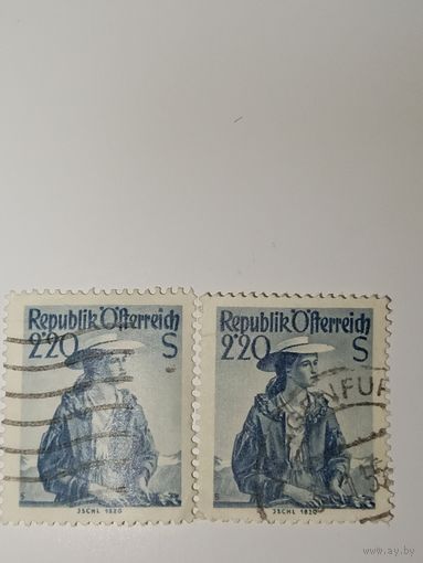 Австрия 1951 Стандарт 2,2 шилинга
