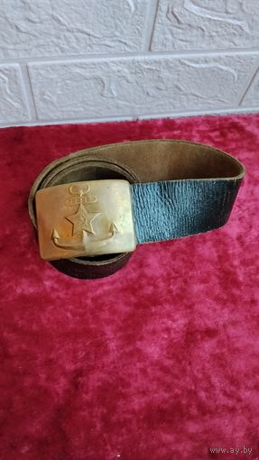 РЕМЕНЬ ВМФ СССР МОРСКОЙ СОСТОЯНИЕ ! НА ФОТО ОРИГИНАЛ  .  Распродажа Коллекции !!! . Экспресс  Аукцион  не с рубля без МПЦ   .Много лотов в продаже .