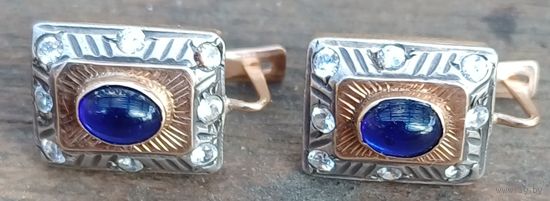 Золотые серьги 583