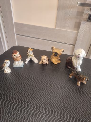 Статуэтки Goebel, сова, собака, коала, котик