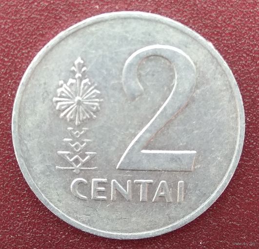 Литва. 2 цента. 1991 год
