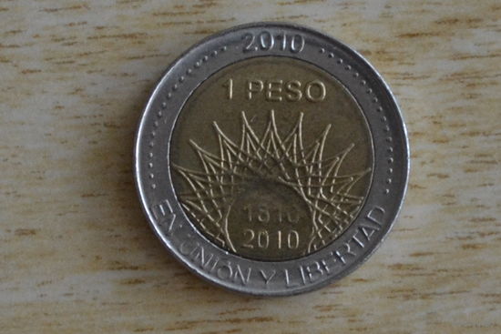 Аргентина 1 песо 2010