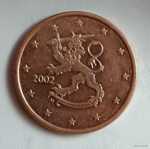 Финляндия 5 евроцентов 2002 год, KM# 100