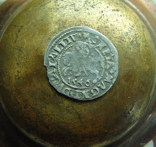 Полугрош 1546.Редкий тип орла.