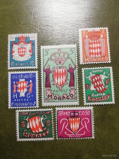 Монако 1954 Гербы