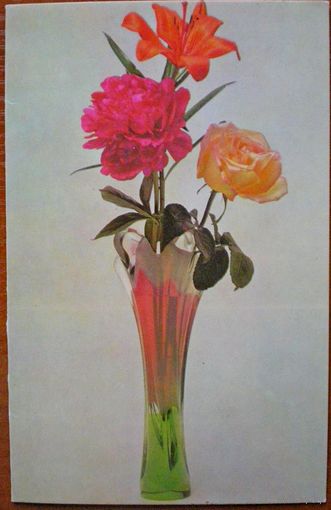 Фото Ляминой "поздравляю"   подписана, двойная,1978 г.