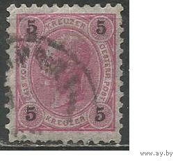 Австрия. Кайзер Франц Иосиф. 1890г. Mi#53.