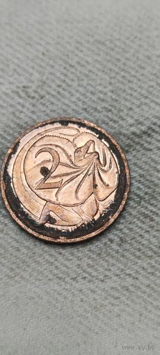 Австралия 2 цент 1989