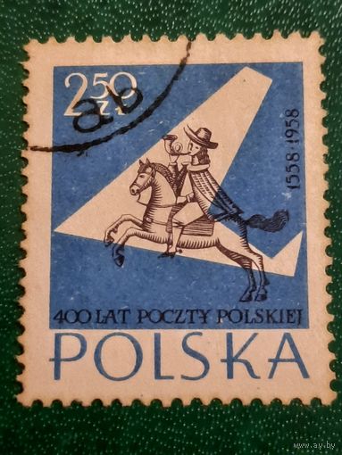 Польша 1958. 400 летие Польской почты