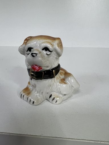 Статуэтка собака фарфор с рубля