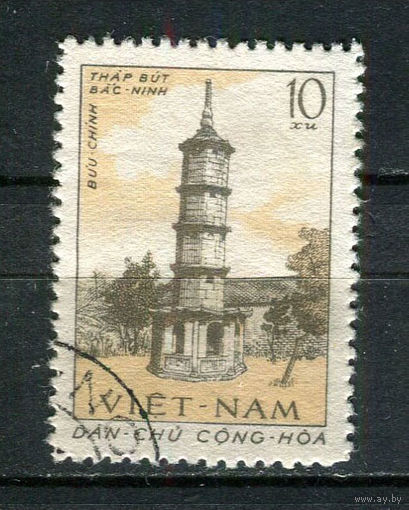Вьетнам - 1961 - Древние Башни 10xu - [Mi.177] - 1 марка. Гашеная.  (LOT Fx11)-T10P51