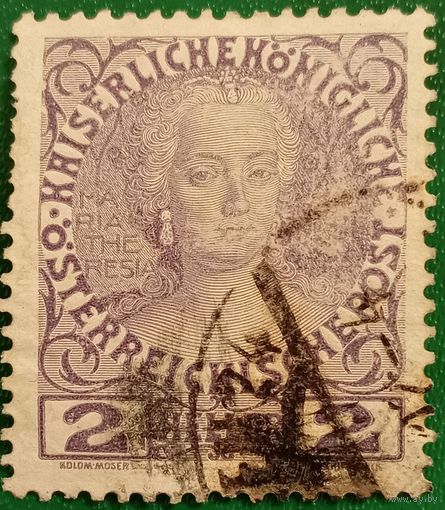 Австрия 1908. Императрица Мария Терези 1740-1780
