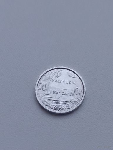 Французская Полинезия 50 сантим 1965 год