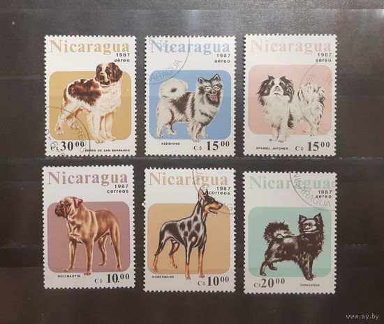 Никарагуа. 1987 год. Фауна. Собаки (780)