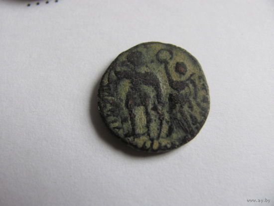 Лот.15 всё что осталось от монеты древнего рима с 1р. без резерва для истинных ценителей.