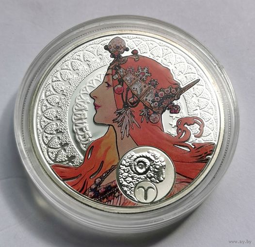 1 доллар 2011 г. Овен. Ниуэ.Серебро 28,28 гр.  С рубля!