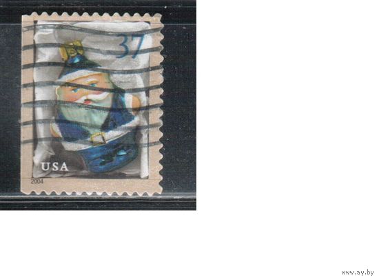 США-2004 (Мих.3886) , гаш., Рождество и Новый год