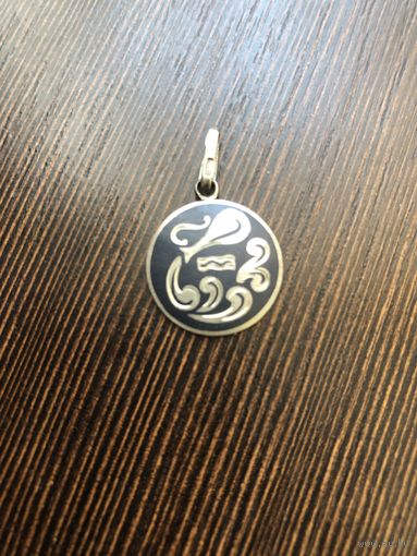 Серебряный кулон/медальон старинный