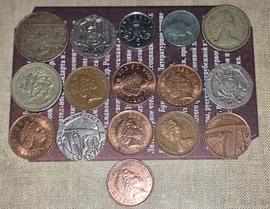 БИГ РАСПРОДАЖА фунты пенни пенсы Великобритании. Аук с рубля. Читайте ОПИСАНИЕ ;)