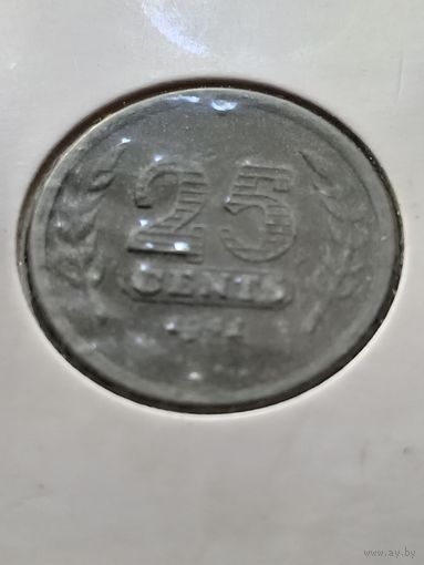 Нидерланды 25 центов 1941 г ( оккупация )
