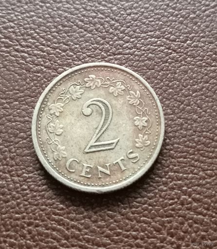 2 цента 1976г. Мальта