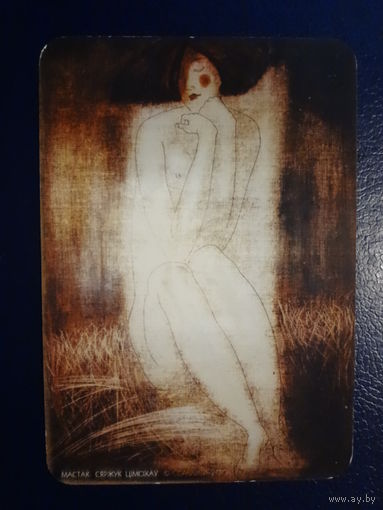 Календарик 2001 г.  ИПП "Новик".  Мастак Сяржук Цімохаў