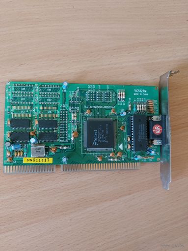 Ретро видеокарта isa Trident vc512tm