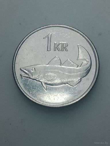 Исландия 1 крона  2011 года .