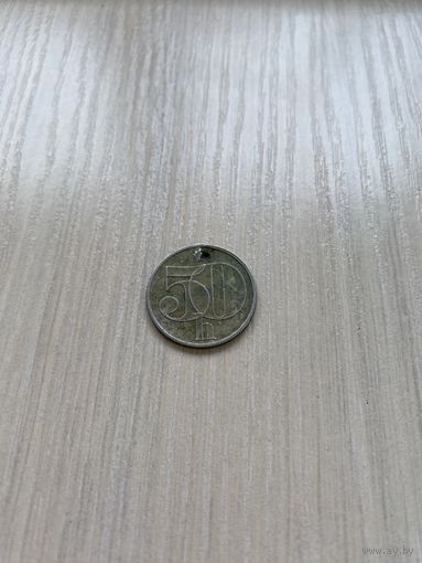 Чехословакия, 50 геллеров 1986