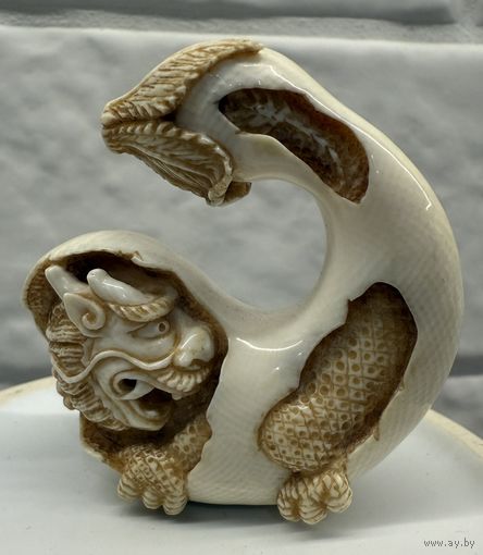 Фигурка из БИВНЯ МАМОНТА. 4  Распродажа коллекции!!!