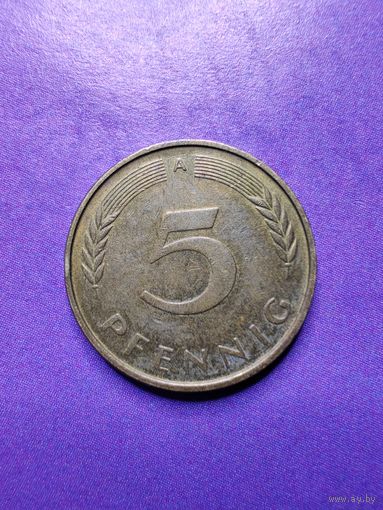 Германия ФРГ 5 пфеннигов 1990 A