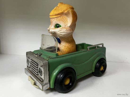 Кот на машине ссср с рубля