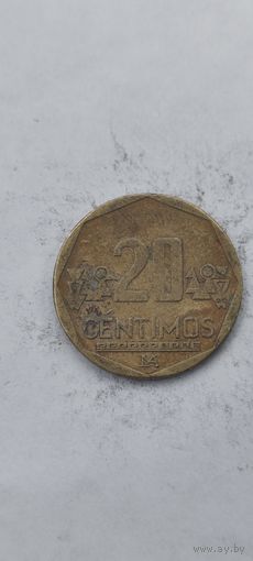 Перу 20 сентимос 2015