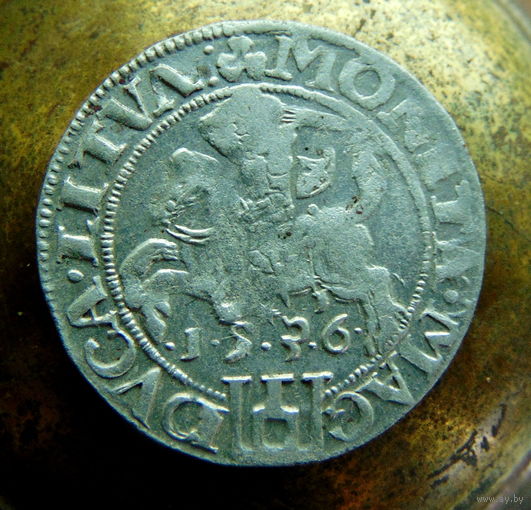 Широкий грош 1536 .Январь.В состоянии UNC.