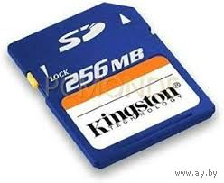 Карта памяти Kingston SD 256 MB