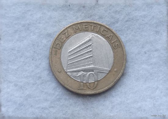 Werty71 Мозамбик 10 метикалов 2006 биметалл