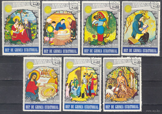 1974 Экваториальная Гвинея. Рождество