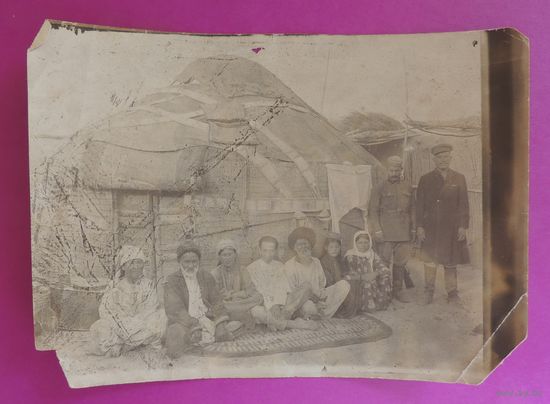 Фото "Юрта. Сухие степи", 1922 г.