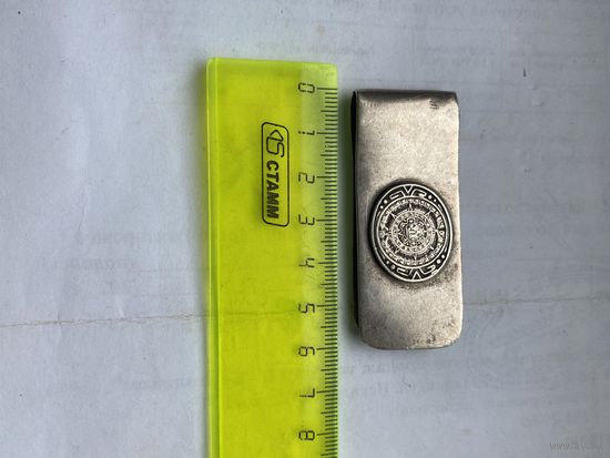 Зажим для денег. Серебро 925пр.