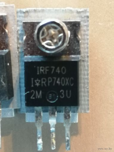 Транзистор -- IRF740 -- Тип MOSFET, на радиаторе, 10 шт