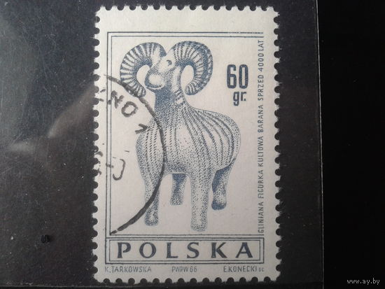 Польша 1966,Культовая скульптура,баран из глины, ок.2000 л.до н.э
