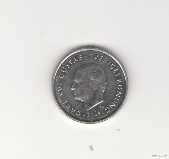 1 крона 2009 Швиция. 200 лет потери Финляндии. Возможен обмен