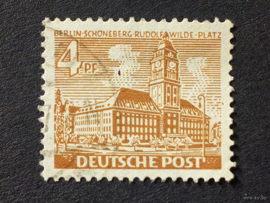 Германия 1949. Немецкие здания. Ратуша Шёнеберга