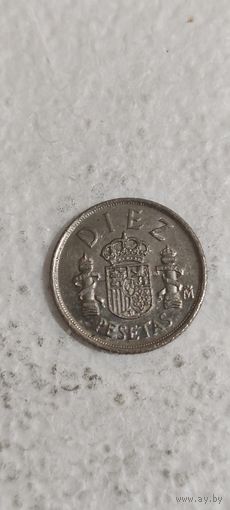 Испания 10 песет 1984