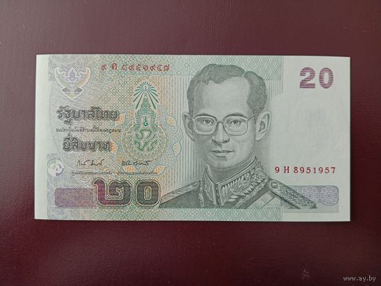 Таиланд 20 бат 2003 UNC